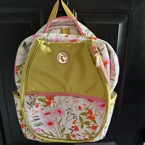 Spartina 449 tennis Floral Olive Backpack